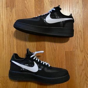 Off-White x Nike Air-Force 1 Black Size 12M